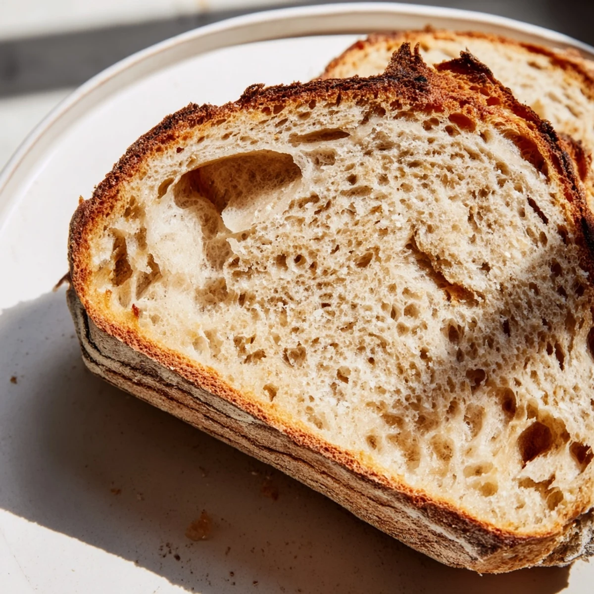 Freshly baked The Best Easy No-Knead Bread, steaming hot with a perfect, artisan-style crust, delicious aroma.