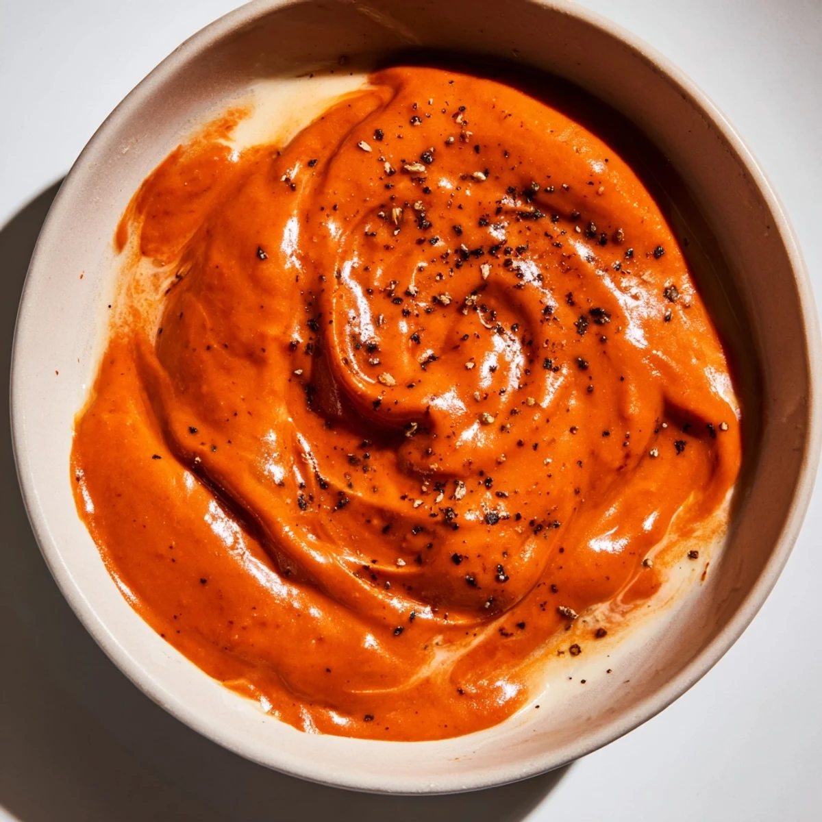 Rich, glossy Instant Creamy Marinara Hack simmering gently in a saucepan, ready for pasta night's deliciousness.