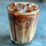 Iced Brown Sugar Oat Milk Shaken Espresso, perfectly blended for a sweet, dairy-free coffee break.