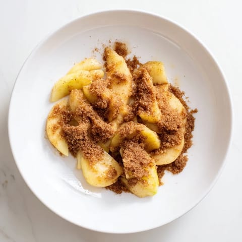 Baked Apple Slices Cinnamon