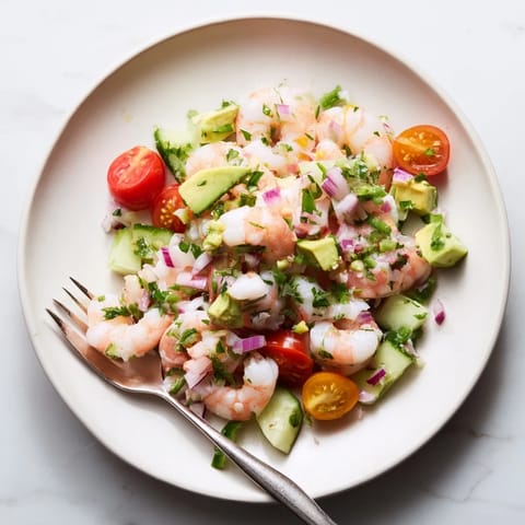Light Fresh Shrimp Ceviche
