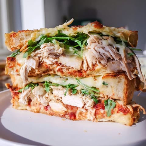 Leftover Pizza Chicken Sandwich