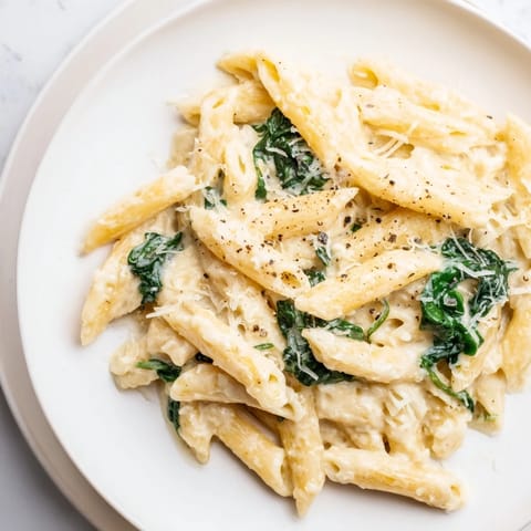 Creamy Spinach Pasta Dish