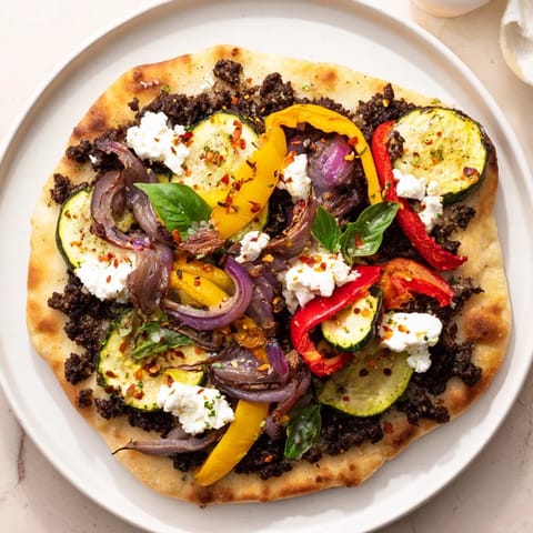 Naan Bread Pizza Olive