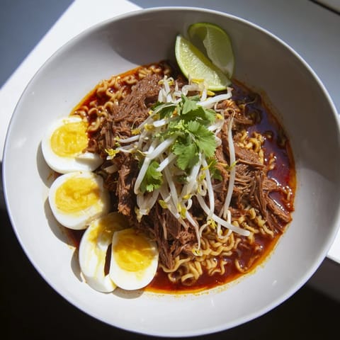 Birria Ramen Fusion Beef