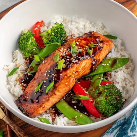 Maple Soy Glazed Salmon