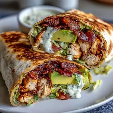 Crispy Chicken Bacon Wrap