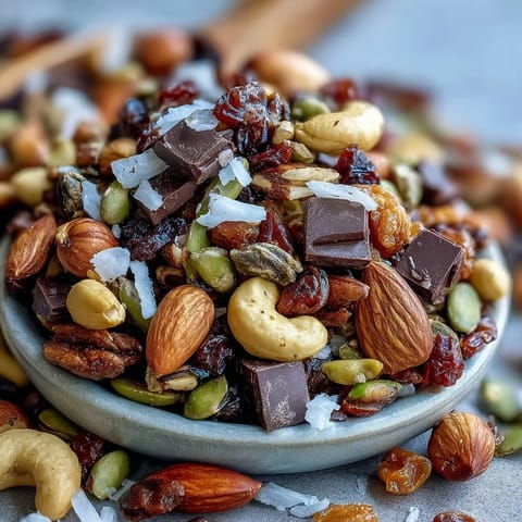Homemade Trail Mix Dark Chocolate
