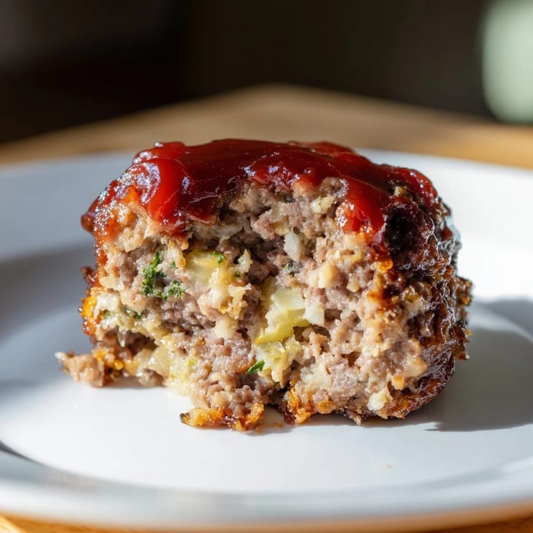 Freshly baked mini meatloaf bites, visible steam rising, delicious for a quick family dinner.