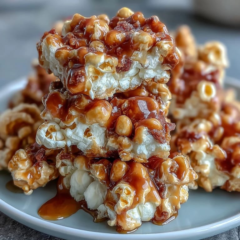 Crunchy caramel-coated popcorn and roasted peanuts in a bowl, ready for baseball season or movie night enjoyment.