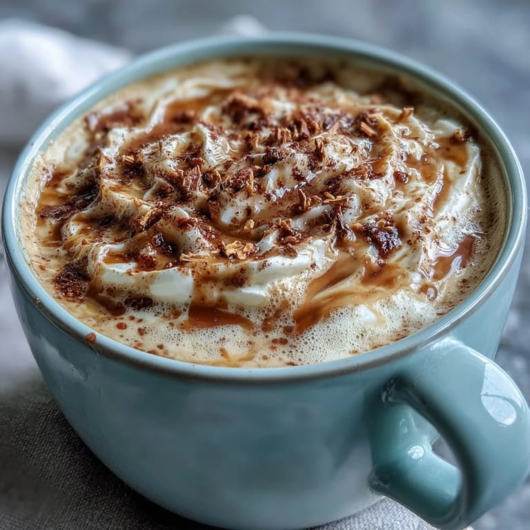 Warm dandelion root tea infused with oat milk and honey, frothed to perfection, creating a comforting, dairy-free latte with a hint of spice.