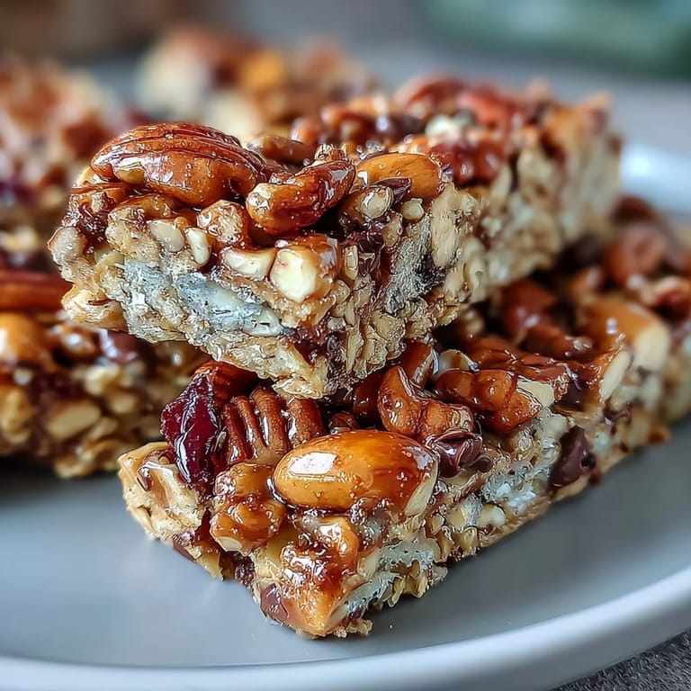 Wholesome No-Bake Granola Energy Bars packed with nutritious ingredients, ready for picnics or hikes.