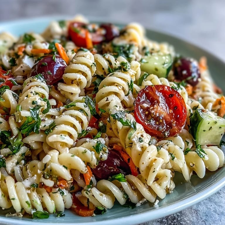 Delicious Memorial Day Pasta Salad, a vibrant, easy side dish for any gathering.