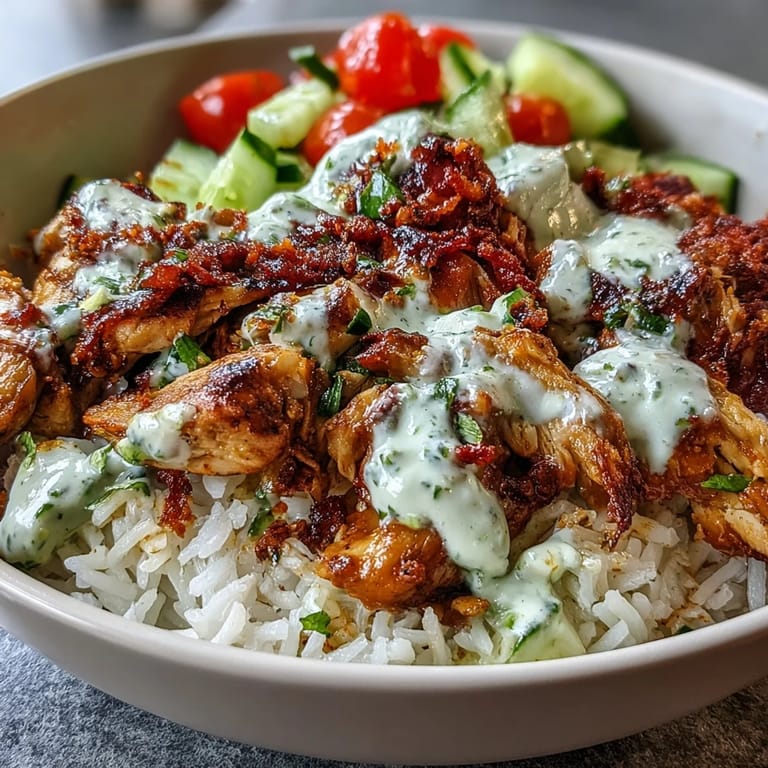 Flavorful Middle Eastern Shawarma Bowl, a delicious meal perfect served with warm pita slices.